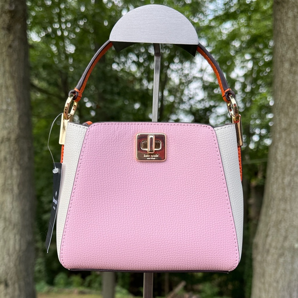 Kate Spade Phoebe Colorblock Mini Top Handle Turn-Lock Crossbody NWT